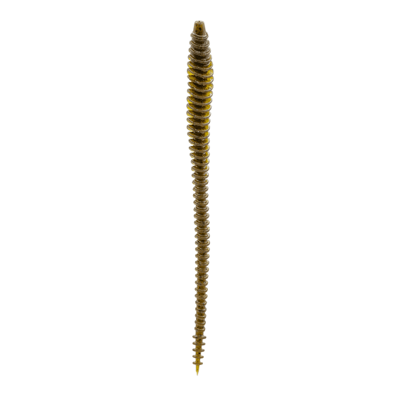 6th Sense Boosa Shakey Worm Soft Bait, 6.5", Green Pumpkin