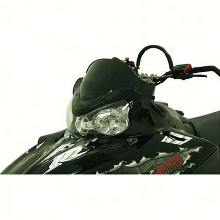 PowerMadd  10192012; Cobra Windshield Iq Low Black Snowmobile