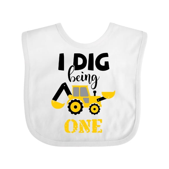 Inktastic I Dig Being One Boys Baby Bib