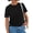 Black, variant on Womens Summer Tops Casual Basic Crewneck Short Sleeve Shirts Spring Fashion Clothing Going Out Outfits