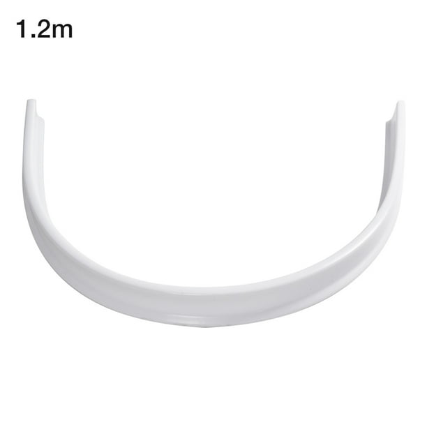 Tira impermeable del tapón del agua del silicón de la barrera de la ducha para el cuarto de baño de la cocina, 1.2M Inevent HA4614-02B