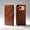 Brown, variant on For iPhone 16 Pro Max Phone Case,Anti-Scratch PU Leather Flip Cover,Retro Texture Design,Flip Folio Foldable Kickstand,With Card Slots,Shockproof Non-Slip Slim Durable Phone Case,Black