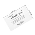 thumbnail image 2 of WEUVEB 100Pcs Chic Thank You Cards for Orders Elegant Design, 2 of 8