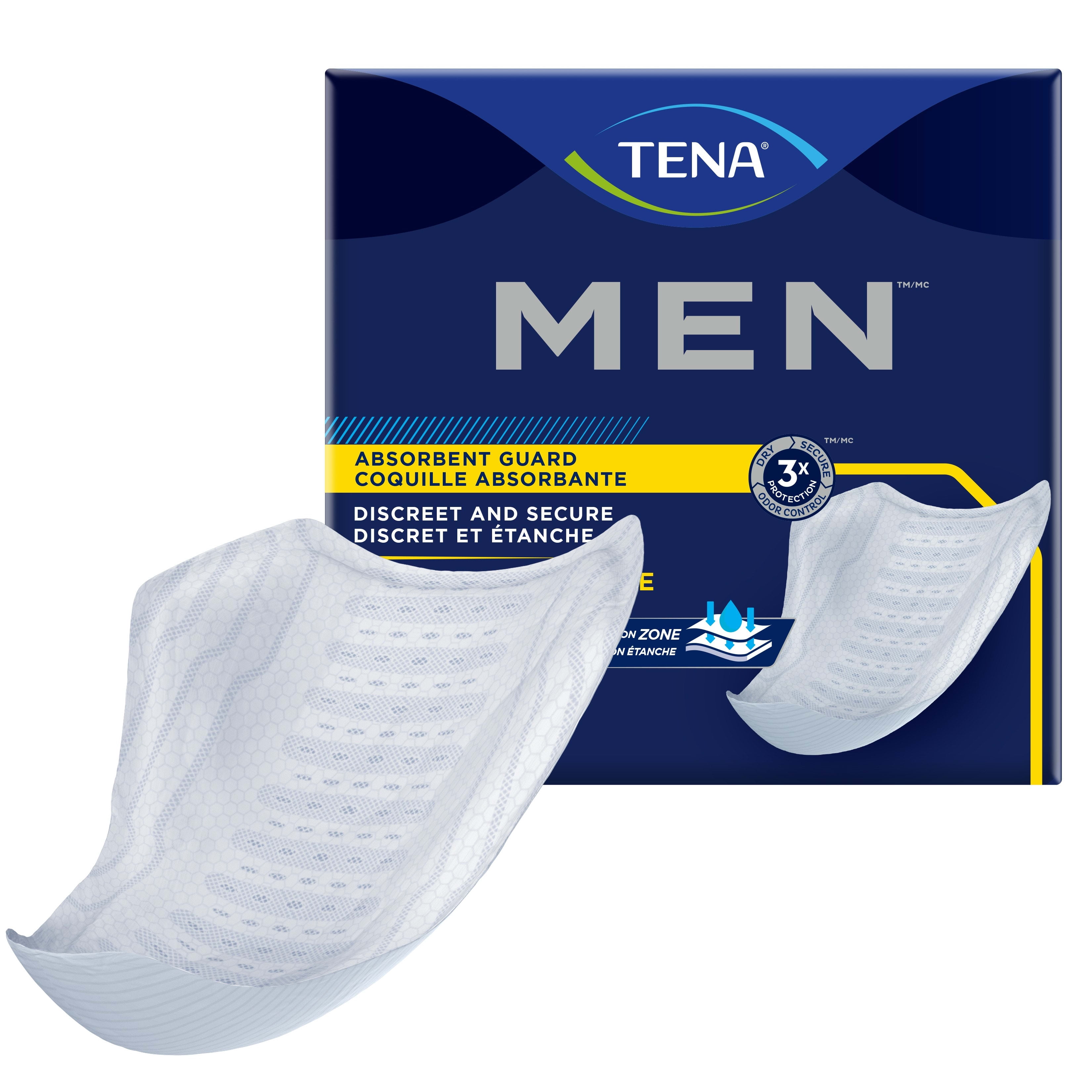 Tena Incontinence Guards for Men, Maximum, 20 ct 