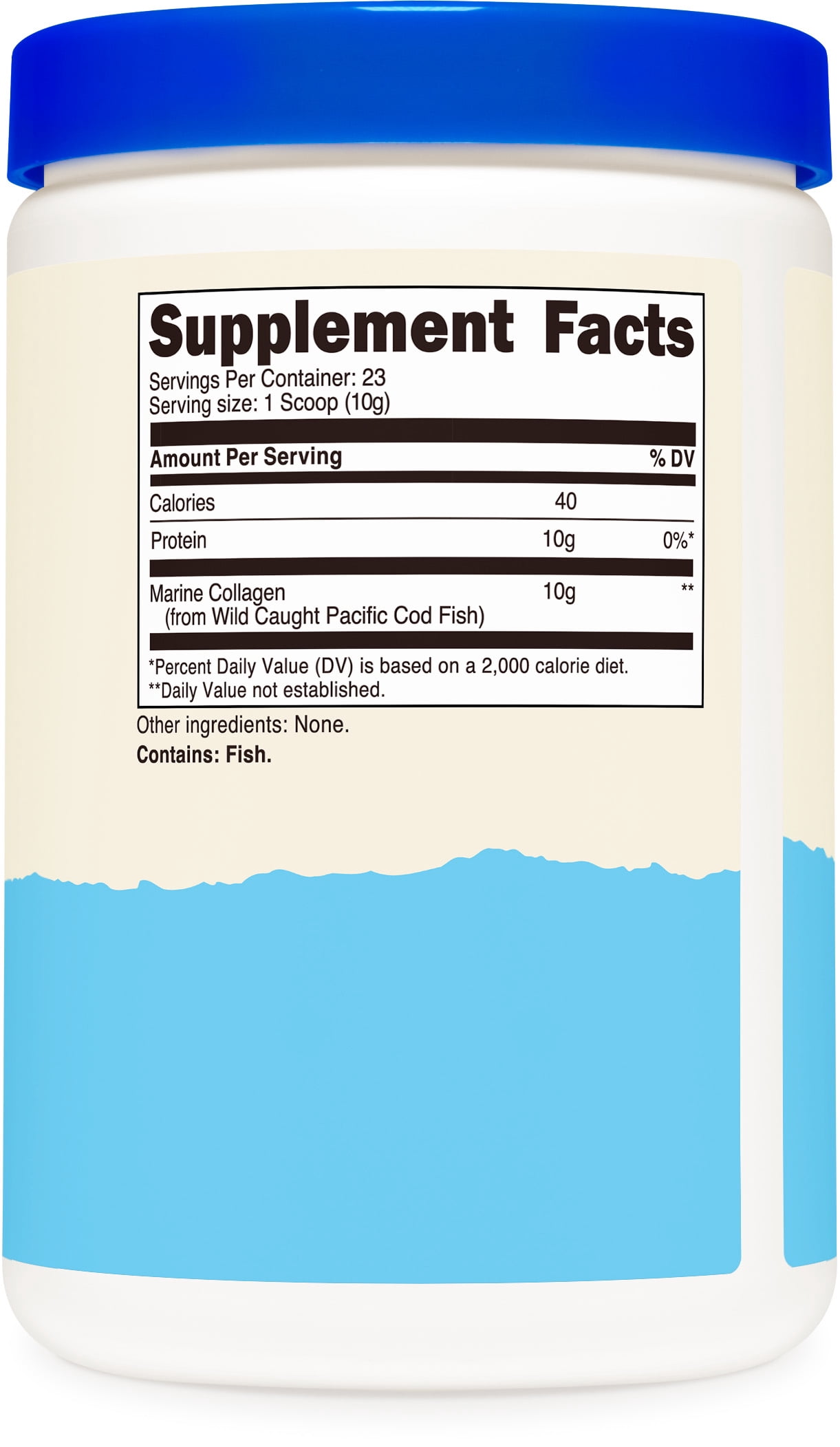Nutricost Marine Collagen Powder Wild Caught Fish (Unflavored) (8 oz) - 23 Servings, 10 G Protein Per Serving, Alaskan Wild-Caught