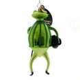 thumbnail image 2 of 6.50In Green N Groomed, Glass, Ornament Frog Wedding 1013888, 2 of 3