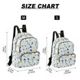 thumbnail image 2 of FORMRS Mini Backpack Purse for Women Quilted Travel Daypack Casual Shoulder Bag, Blue Lemons Pattern, 2 of 7