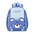 thumbnail image 3 of CUZIBR Cute Cartoon Toddler Backpack Lightweight Kids Rucksack With Padded Adjustable Straps Multi Zipper Pockets Spacious Book Bag For Boys Back To School, 3 of 6
