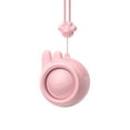 thumbnail image 1 of Mini ventilador de mano portátil recargable Matsuzay cuello Loon rosa, 1 of 6