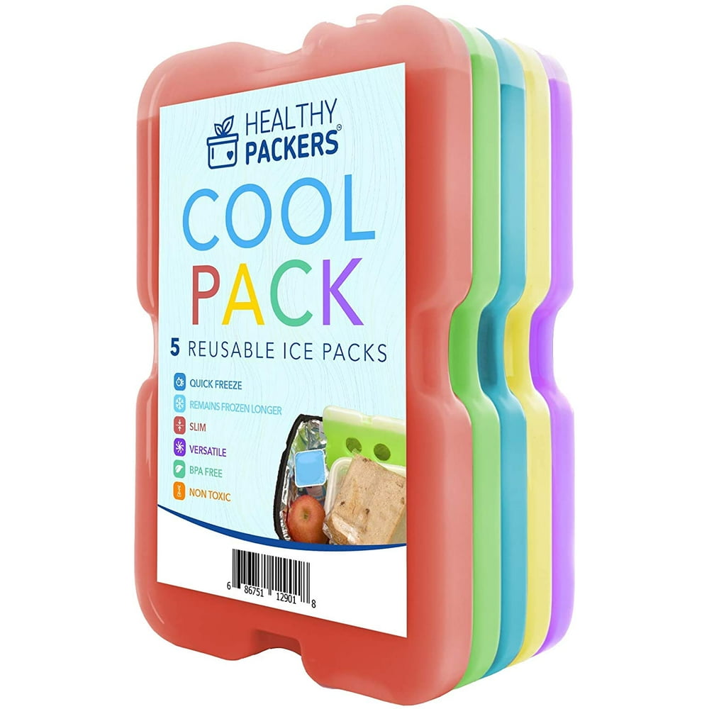 Healthy Packers Ice Pack for Lunch Box Freezer Packs Original Cool