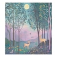 thumbnail image 6 of Yayeee Magnetic Dishwasher Cover for The Front Decoration Home Kitchen Machine Sticker Protector, Purple Forest Scene, 6 of 6