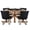 Natural Set, variant on Pemberly Row Transitional Wood Game & Dining Table in Tobacco Leaf