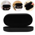 thumbnail image 2 of ColoMX Estuche rígido para gafas de sol, estuche protector para gafas de sol y anteojos, caja portátil con soporte para gafas, color negro, 2 of 8