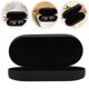 thumbnail image 2 of ColoMX Estuche rígido para gafas de sol, estuche protector para gafas de sol y anteojos, caja portátil con soporte para gafas, color negro, 2 of 8