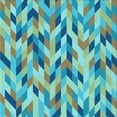 thumbnail image 1 of Ahgly Tapis d'Intérieur Lavable en Machine Carré Vert Transitionnel, 5 Pieds Carré, 1 of 7