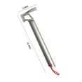 thumbnail image 3 of Camping Tent Stake Puller Tool | Multifunctional Outdoor Ground Nail Remover | Aluminum Alloy Handle & Stainless Steel | 5 Colors | Portable Design for Hiking & Backpacking, 3 of 8