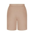 thumbnail image 7 of Kvture Men's Capri Shorts Elastic Waist Drawstring Stretch Baggy Pants Summer Trendy Comfy Casual Shorts with Pockets Khaki M, 7 of 7