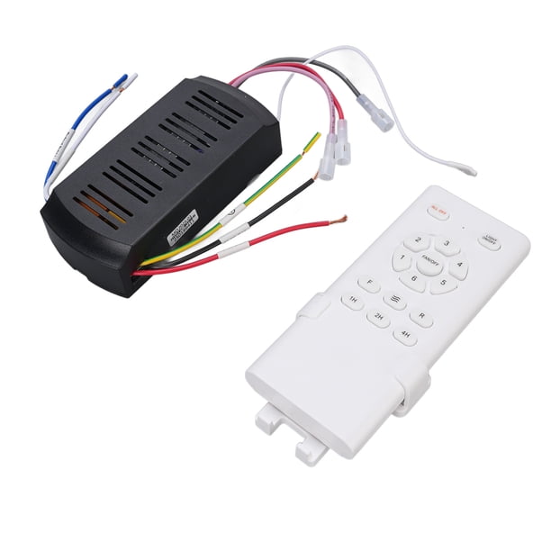 Kit de control remoto del ventilador de techo universal, reemplazo de control remoto del ventilador de techo de tiempo para reparador