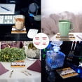 thumbnail image 2 of RYLABLUE Happy Halloween Set of 4 Coaster for Drinks, Absorbent Ceramic Stone Coasters Cup Mat with Cork Base for Home Kitchen Room Coffee Table Bar Decor, 2 of 4