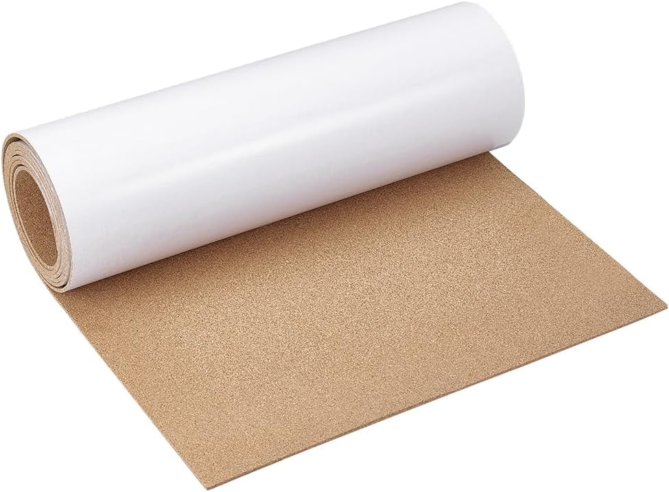 94x11.8 inch Cork Board Roll 1/8 inch Thick Self Adhesive Corkboards Cork Tiles Pin Board Bulletin Board Wall Bulletin Boards for Wall for Home Office School Display Boards Decor
