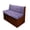 Cracked Leather Texture Pattern, variant on XYZCANDO Cracked Leather Texture RV Booth Seat Covers Anti-Slip RV Dinette Cushion Covers, Comfortable, Suitable for Travel Trailer Camper