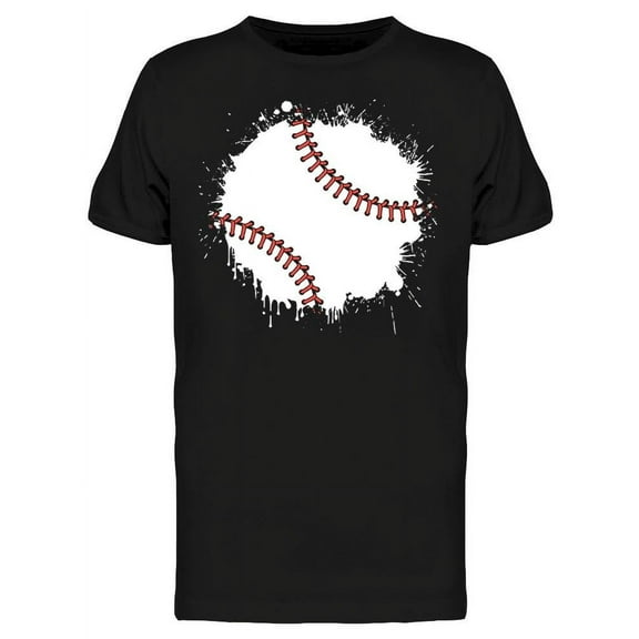 Baseball Ball, Grunge Style T-Shirt Men -Image by Shutterstock, Male x-Large