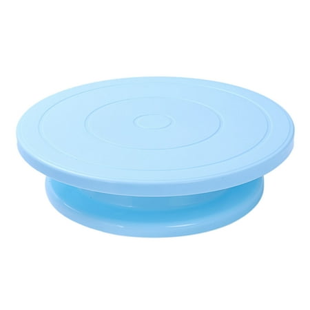 

Guiroate Plastic Cake Turntable Rotating Anti-skid Round Cake Decorating Stand Cake Table Plate Kitchen DIY Pan Baking