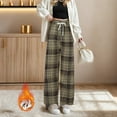 thumbnail image 4 of Sngxgn Pants for Women High Waisted Casual Pants Baggy Stretchy Wide Leg Streetwear with Pockets(Coffee,XL), 4 of 9