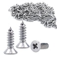 thumbnail image 1 of 200 Tornillos para Madera Sailing M3 x 10 mm Tornillos Autorroscantes Cabeza Plana, 1 of 5