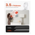 thumbnail image 2 of Double Sided Tape Heavy Duty, 16ft Nano Tape - Strong Adhesive, Removable, Reusable Mounting Tape for Home, Office, Picture Hanging, Poster Strips, Car & Outdoor Use - Clear, Trace-Free, 2 of 9