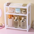 thumbnail image 2 of InsCrazy Desk Organizer Desktop Storage Rack Organizer Adjust Layer Height for Bathroom, 2 of 6