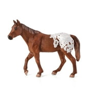 MOJO - Realistic Horse Figurine, Appaloosa Stallion With Chestnut Blanket