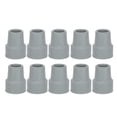 thumbnail image 1 of 10pcs Rubber Crutch Tip Set Professional Portable Gray Walking Cane Tip Accessory for Elderly 0.7 Inch, 1 of 14