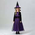 thumbnail image 2 of Robes pour Filles Manches Longues Col Rond Robe Cheville Mode Féminine Couleur Unie Manches Longues Col Rond Robe Cheville Violet 150, 2 of 9