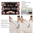 thumbnail image 7 of 8x6FT We Will Miss You Backdrop Black Pink Glitter Balloon Going Away Party Background Congrats Retirement Farewell Anniversary Party Decorations Vinyl, 7 of 7