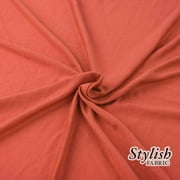 FREE SHIPPING!!! Corallish Light-weight Rayon Spandex Jersey Knit Fabric - 160 GSM, DIY Projects by 10 YARDS
