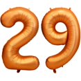 thumbnail image 1 of Globo LVMOQIQIU de 40 pulgadas, naranja, número 29 o 92, cumpleaños, 1 of 6