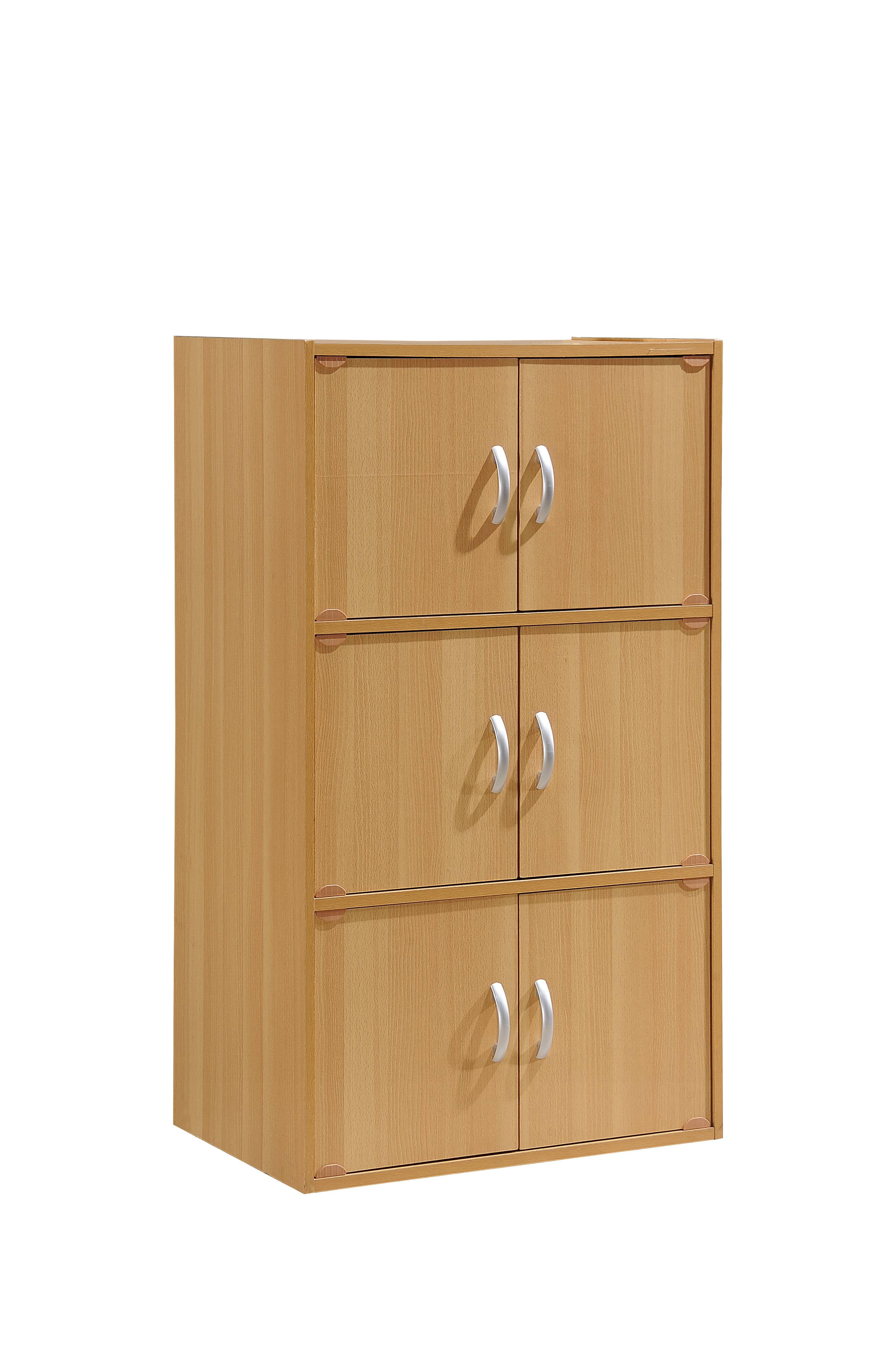Hodedah Hid3 Mahogany 3 Door Cabinet for sale online 