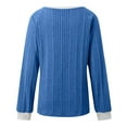 thumbnail image 6 of EDFBUYKRS Mesh Tops for Women Sheer Lace Long Sleeve Shirts See Through Party Club Blouse S, 6 of 6
