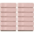 thumbnail image 2 of White Classic  Luxury Cotton Washcloth 13x13 - Set of 12 Pink, 2 of 5