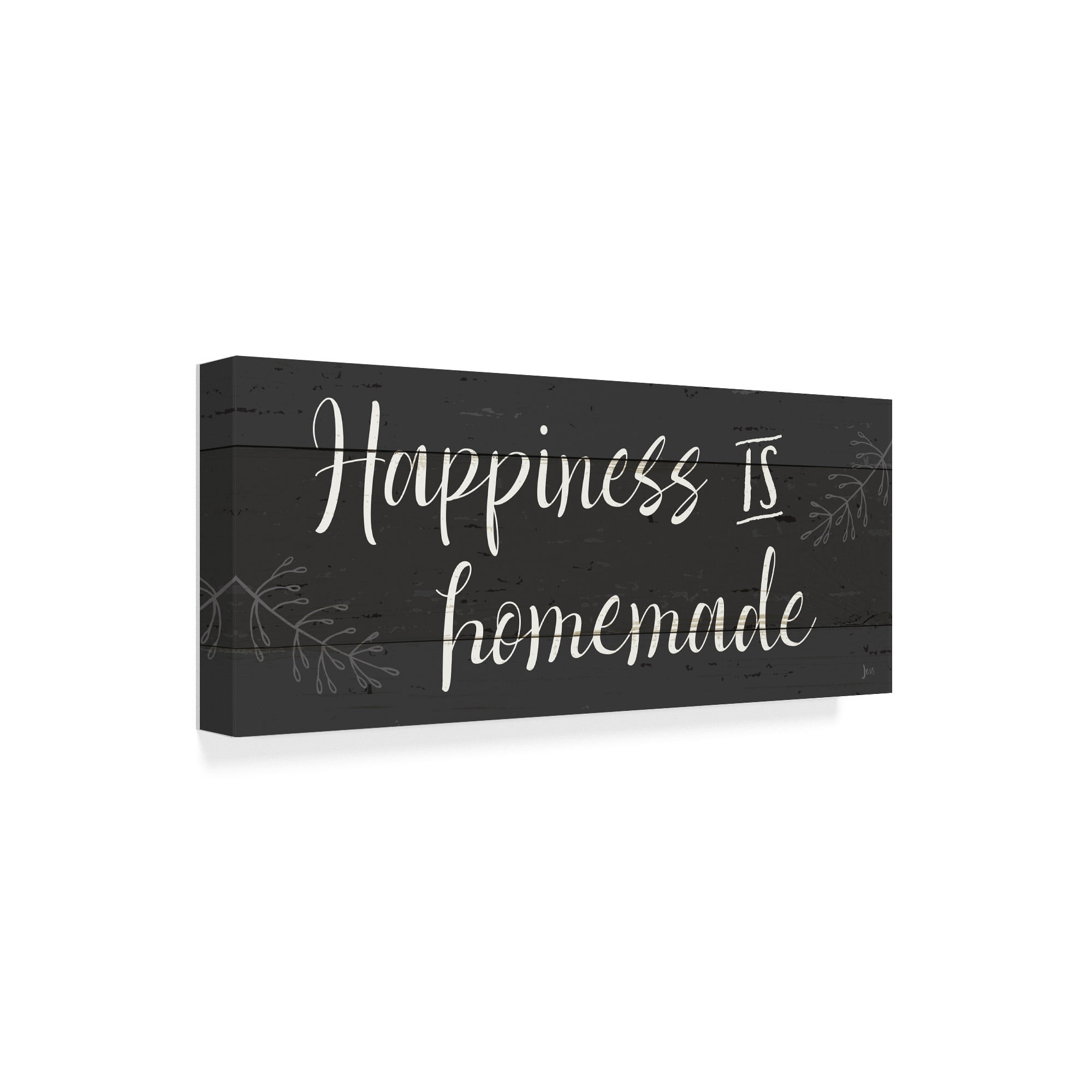 Trademark Fine Art 'Simple Signs IV Black' Canvas Art by Jess Aiken