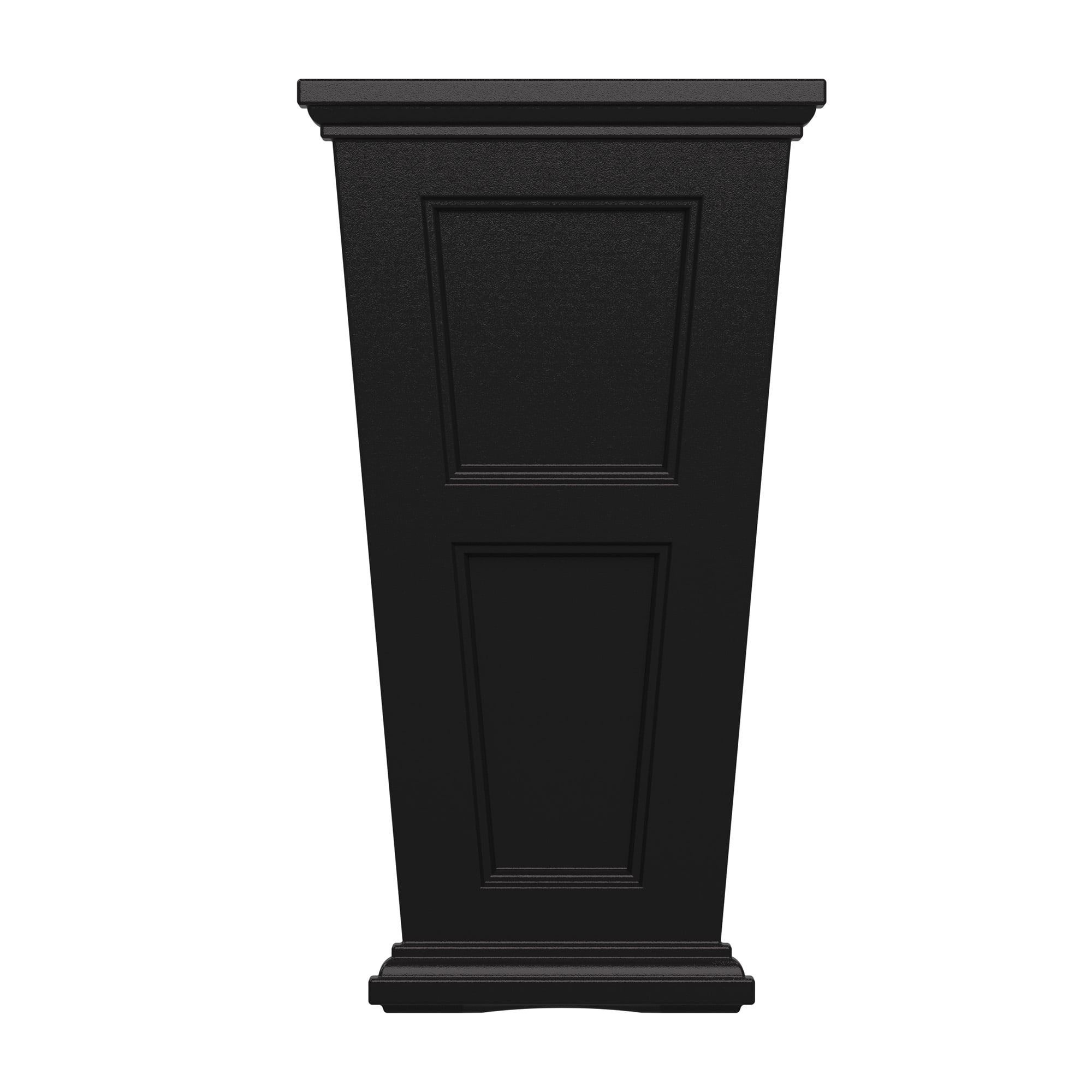 Fairfield 28in Tall Planter - Black (2-Pack)