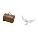 thumbnail image 5 of Estuche organizador de joyas,Organizador de joyas de madera para mujeres,hombres y niñas,Caja de almacenamiento decorativa con tapa abatible para guardar objetos pequeños.,Escultura de, 5 of 8