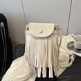 thumbnail image 2 of gcong Stylish Tassel Messenger Crossbody Bag with Decorative Charm for Daily Utility and Use, 2 of 6