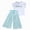 Green, variant on Toddler Girl Outfit Cute Ruffle Sleeve Tops Matching Pleated Wide Leg Pants Sets Kids Girls Party Clothing Sets