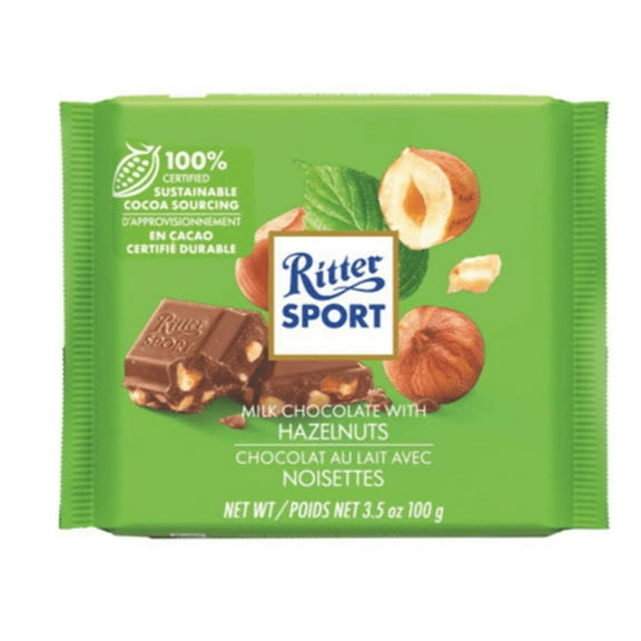 Ritter Sport Milk With Chopped Hazelnuts