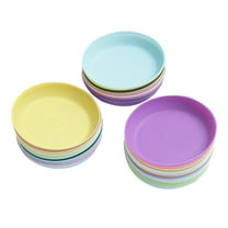 25pcs Plastic Flower Pot Plate Holder Round Tray for Succulent Plant Pot Saucer