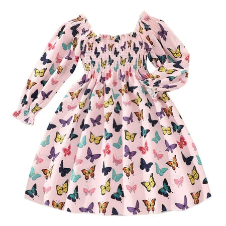 

Toddler Girls Long Sleeve Prints Dress Dance Party Dresses Clothes Girls Casual Dresses Size 8 Girls Size 5 Clothes Baby Girl Christmas Dresses Christmas Toddler Fancy Dresses for Girls Christmas