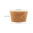 thumbnail image 3 of Shisuyan 30Pcs Wooden Replacement Corks Bottle Cork Stoppers Cone Shape Prevent Drink Spoiling, 3 of 8