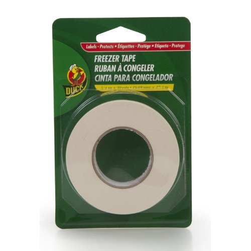 Duck Brand 280124 WriteOn Freezer Tape 3/4Inch by 30Yard Single Roll